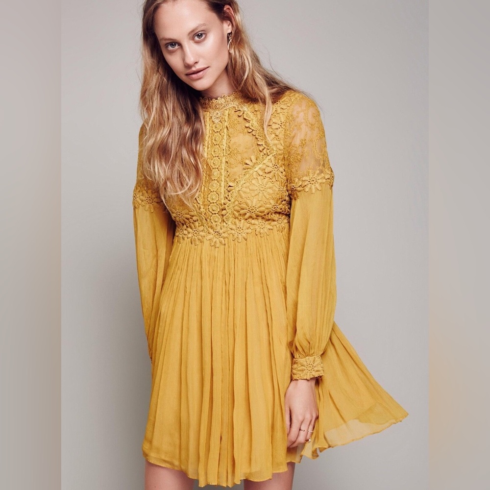 NWT Free People Lou Lou Babydoll Dress 2